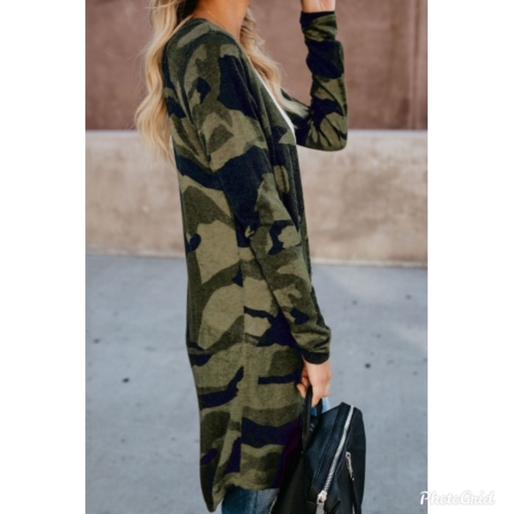 Camo Cardigan - Picture 4 of 6